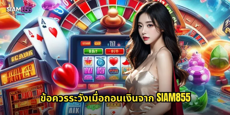 ข้อควรระวังเมื่อถอนเงินจาก SIAM855