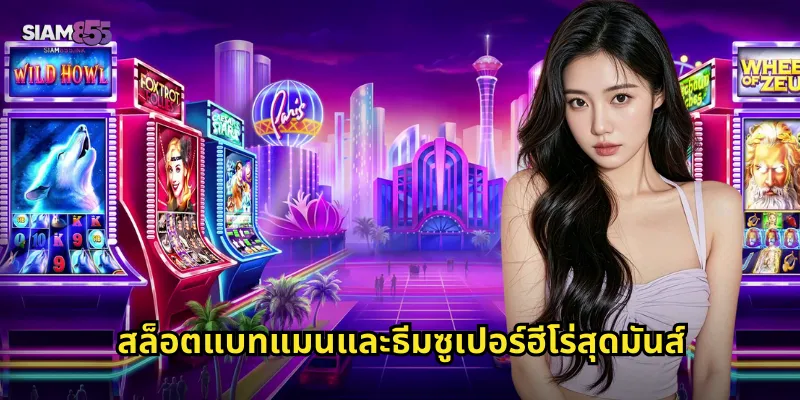 สล็อตแบทแมนและธีมซูเปอร์ฮีโร่สุดมันส์